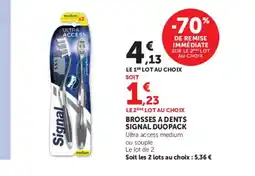 U Express Brosses a dents signal duopack offre