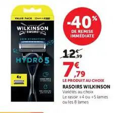 U Express WILKINSON Rasoirsa offre
