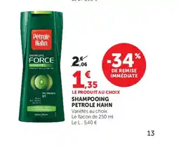U Express PETROLE HAHN Shampooing offre