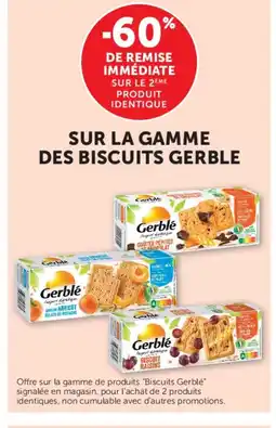 U Express GERBLE Sur la gamme des biscuits offre
