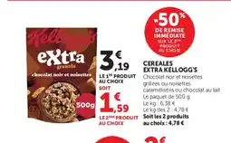 U Express KELLOGG'S Cereales extra offre