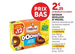 U Express ST MICHEL Gateaux moelleux offre