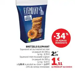 U Express ELEPHANT Bretzels offre