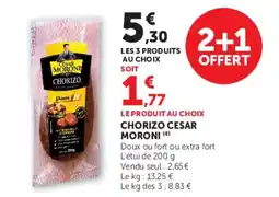U Express CESAR MORONI Chorizo offre