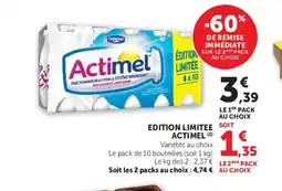 U Express ACTIMEL Edition limitee offre