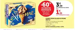 U Express Cones creme glacee extreme nestle offre