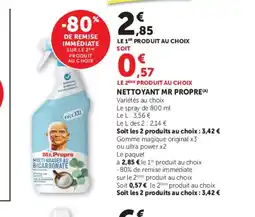 U Express MR PROPRE Nettoyant offre