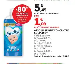 U Express SOUPLINE assouplissant concentre offre
