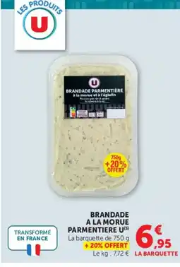 U Express U Brandade a la morue parmentiere offre