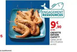 U Express Crevette entiere cuite offre