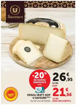U Express U SAVEURS Ossau-iraty aop offre