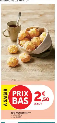 U Express 20 chouquettes offre