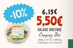 Naturalia CROQUEZ BIO Salade grecque offre