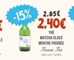 Naturalia TENSAÏ TEA Thé matcha glacé menthe poivrée offre