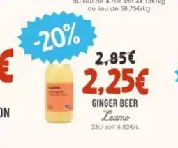 Naturalia LEAMO Ginger beer offre