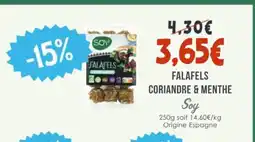 Naturalia SOY Falafels coriandre & menthe offre