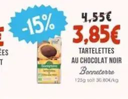 Naturalia BONNETERRE Tartelettes au chocolat noir offre