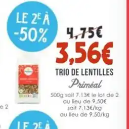 Naturalia PRIMÉAl Trio de lentilles offre
