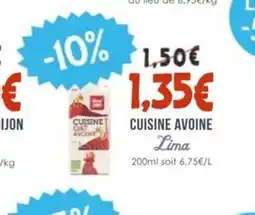 Naturalia LIMA Cuisine avoine offre