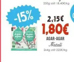 Naturalia NATALI Agar-agar offre