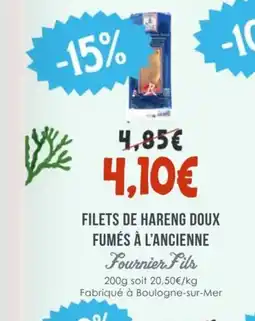Naturalia FOURNIER FILS Filets de hareng doux fumés à l'ancienne offre