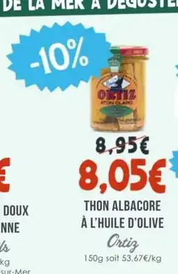 Naturalia ORTIZ Thon albacore à l'huile d'olive offre