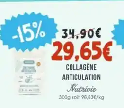 Naturalia NUTRIVIE Collagène articulation offre