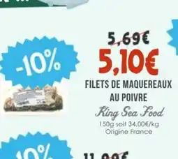 Naturalia KING SEA FOOD Filets de maquereaux au poivre offre