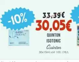 Naturalia QUINTON Isotonic offre