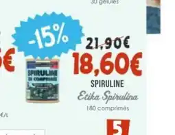 Naturalia ETIKA SPIRULINA Spiruline offre