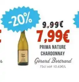 Naturalia GÉRARD BERTRAND Prima nature chardonnay offre