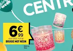 Centrakor Bougie mot néon offre