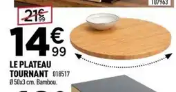 Centrakor Le plateau tournant offre