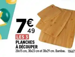 Centrakor Planches à découper offre