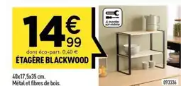 Centrakor Étagère blackwood offre