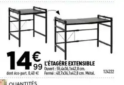Centrakor L'étagère extensible offre