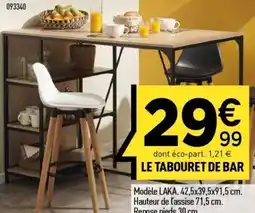 Centrakor La table bar + étagères aliaj offre