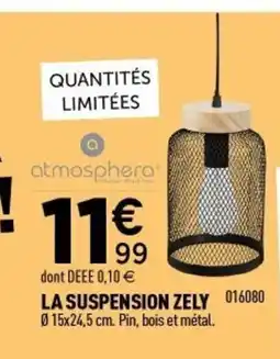 Centrakor ATMOSPHERA La suspension zely offre