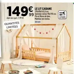 Centrakor Le lit cabane offre