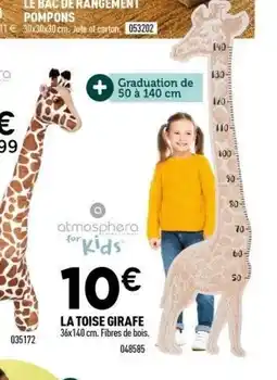 Centrakor ATMOSPHERA La toise girafe offre