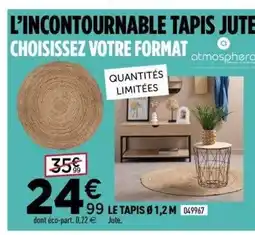 Centrakor ATMOSPHERA Le tapis jute offre