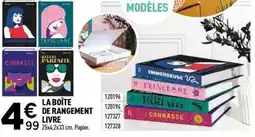 Centrakor La boîte de rangement livre offre