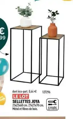 Centrakor Le lot sellettes joya offre