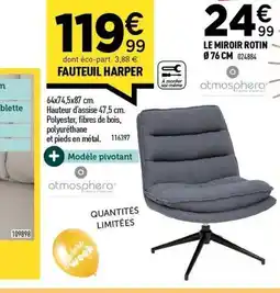 Centrakor Fauteuil harper offre