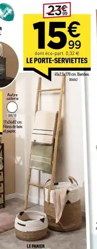 Centrakor Le porte-serviettes offre