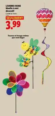 Lidl LIVARNO HOME Moulin à vent décoratif offre