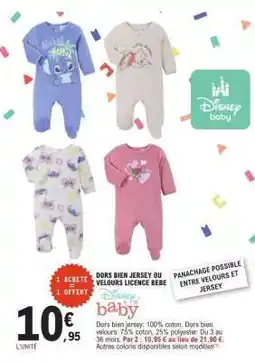 E.Leclerc Disney baby offre