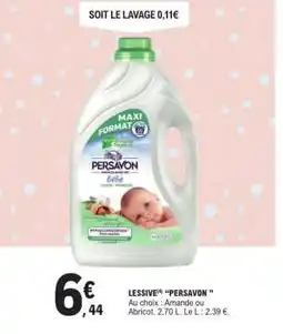 E.Leclerc LESSIVE PERSAVON offre