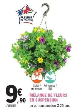E.Leclerc MÉLANGE DE FLEURS EN SUSPENSION offre