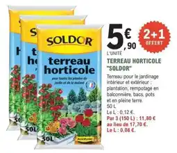 E.Leclerc TERREAU HORTICOLE SOLDOR offre